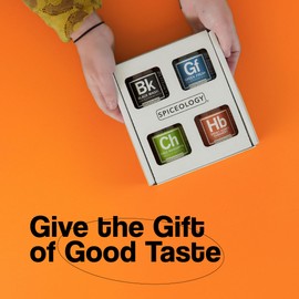 Spiceology - 4-Pack Signature Series - Smoky Honey Habanero, Chile Margarita, Greek Freak, and Black Magic - Grilling Spices - BBQ Rubs Gift Sets - Spices and Seasonings Set