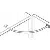 Hafele opening limiter for furniture doors, cabinet door, door opening