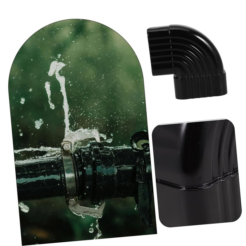 Operitacx Replacement Rain Elbow Adapter UK Right Angle Downspout Connector