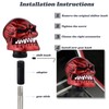 Padaodao Skull Shift Knob Big Teeth Gear Stick Shifter Car