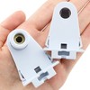 SJZBIN 2 Sets T8 Tombstone Base Holder Socket Connector Non-Shunted