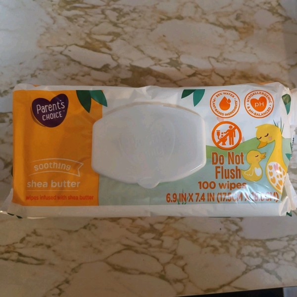 Parents choice Soothing Shea Butter Wet Wipes