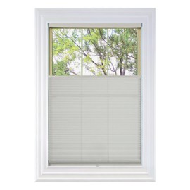 BlindsAvenue Cordless Top Down Bottom Up Cellular Honeycomb Shade, 9/16" Single Cell, Light Filtering, Winter White, Size: 31.5" W x 48" L