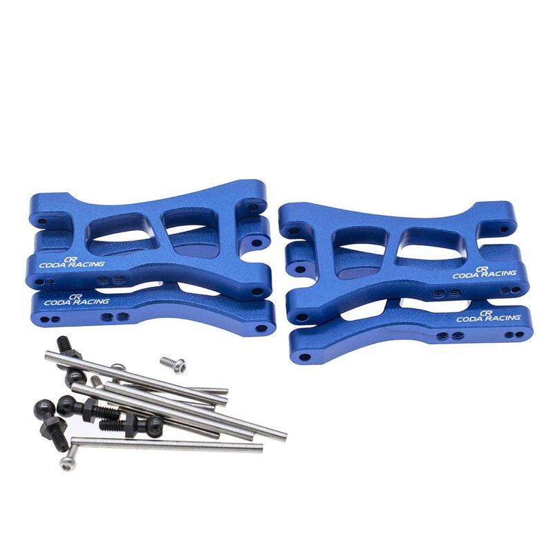 CODA Racing 4-Pack Alloy Front&Rear Suspension Arms for Traxxas 1/18
