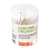 Cosmos Pure Cotton Swabs (Non-Fluorescent/Organic/Round) 100 Count 5ea