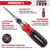 ARROW Ratcheting Screwdriver, 12-IN-1 Multi Bit Ratchet Screwdriver set