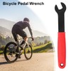 Oumers Bicycle Pedal Wrench, Long Handle Bike Spanner 15 mm