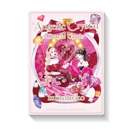 Angelic Crystal Oracle Card, Power Stone, Angelic Crystal Oracle Card, Supervised by mimineko, Tarot, Natural Stone, Beginner, Japanese Instruction Manual Included