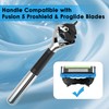 TOCCOOL Men's Replacement Metal Razor Handle for Gillette Fusion 5