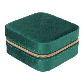 Velvet Travel Jewelry Box Organizer 2 Layer Small Portable Storage Case 2 Layer for Necklaces Rings Earrings Bracelets Type 5