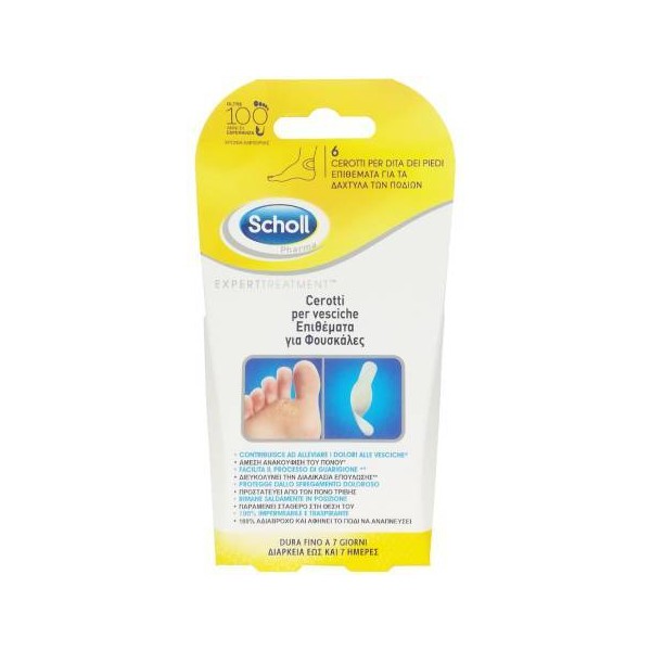 Scholl Expert Treatment Blisters Toe 6pcs