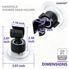 Adjustable Shower Holder for Wall Adhesive Handheld Showerhead Bracket No