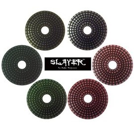 Slayer 4" Wet Premium Polishing Pads - Full Set