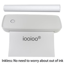 IOOIOO iooioo, 8 rolls, thermal printer paper 8.5x11 letter size, rolled, BPA free. For aixiqee, IOOIOO, GUTHERREN, minzhi, Jadens, Gloryang, Peripage, Munbyn, Hprt, Phomemo, other printers(lasting 3 years)
