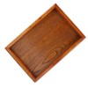 Rectangular Wooden Tea Container Serving Table Plate Snack Food Storage