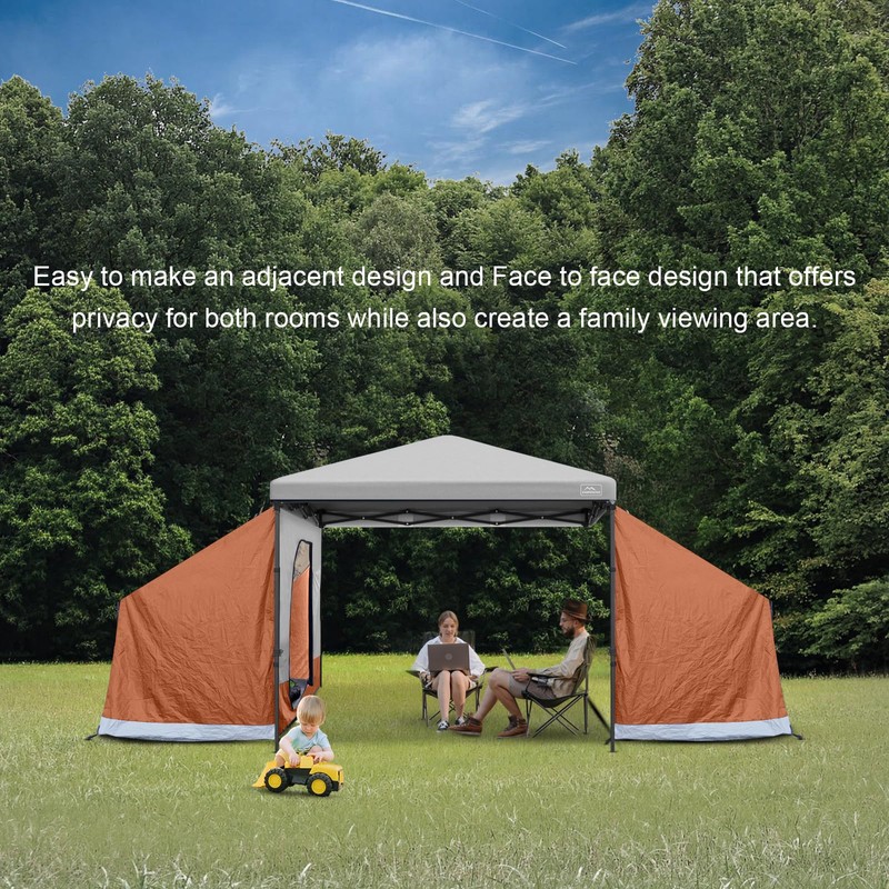 KAMPKEEPER Side Tent,Camping Tent for 10' x 10' Pop Up