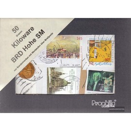 FRD (FR.Germany) 50 Grams kilo goods fine used/cancelled about letter postage with at least 50% special stamps (Stamps for collectors)