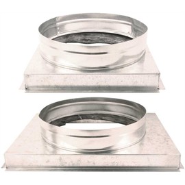 Goodman SQRPCH102-103 Square to Round Adapter 18" to 16" (Sqrpch102-103), Plastic, 1" x 1" x 1"