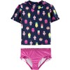 Simple Joys by Carter's Girls' Toddler 2-Piece Assorted Rashguard Sets,