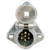 Velvac 593083 7 Way Socket with Solid Pin Durable Zinc