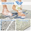 Cute Cartoon Blue Castle Theme Bathroom Rugs Bath Mat Shower