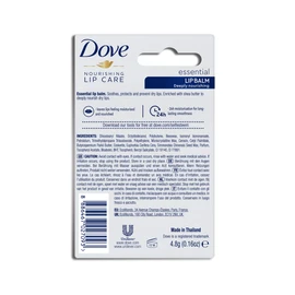 Lip Balm | Dove Nourishing Lipcare 4.8 g | Essential Intensive | Lip Care