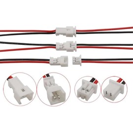 PENGLIN 460pcs MX 1.25mm Connector Kit 2/3/4/5/6/7/8/9/10 Pin Male and Female Housing Connector with 28AWG Premium Crimped Cable 1.25mm Pitch MX Adapter Connector