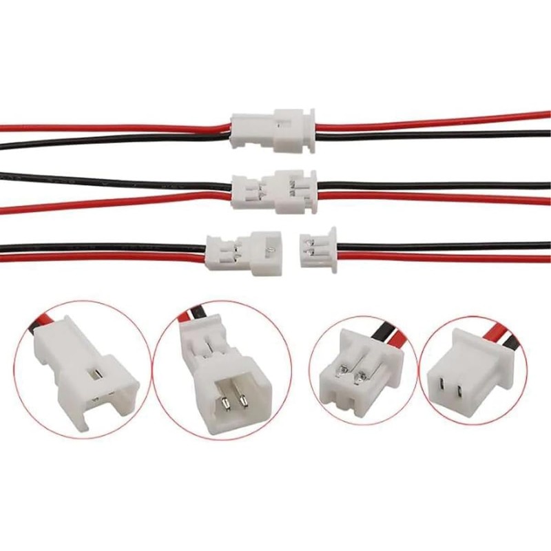 PENGLIN 460pcs MX 1.25mm Connector Kit 2/3/4/5/6/7/8/9/10 Pin Male and