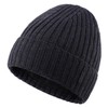Connectyle - Gorro de lana de invierno con forro polar