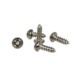 C. B. Gitty 100pc. #2 x 1/4" Silver (Nickel-plated) Phillips Round-Head Screws