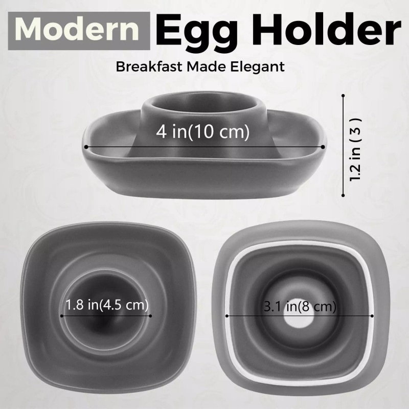 CE Compass Hard Soft Boiled Egg Cups Set of 4