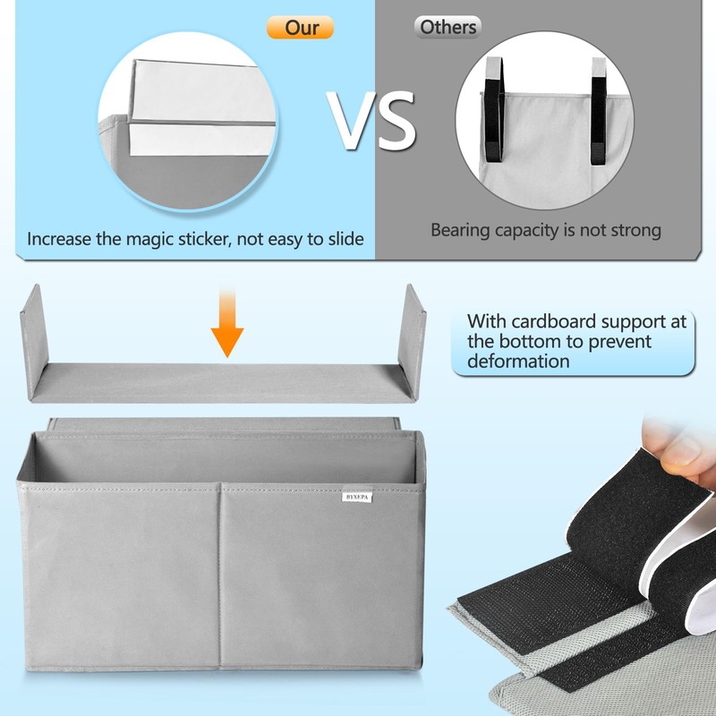 BYXEPA Desk Storage Bag, Table Storage Organizer For Computer, Gaming