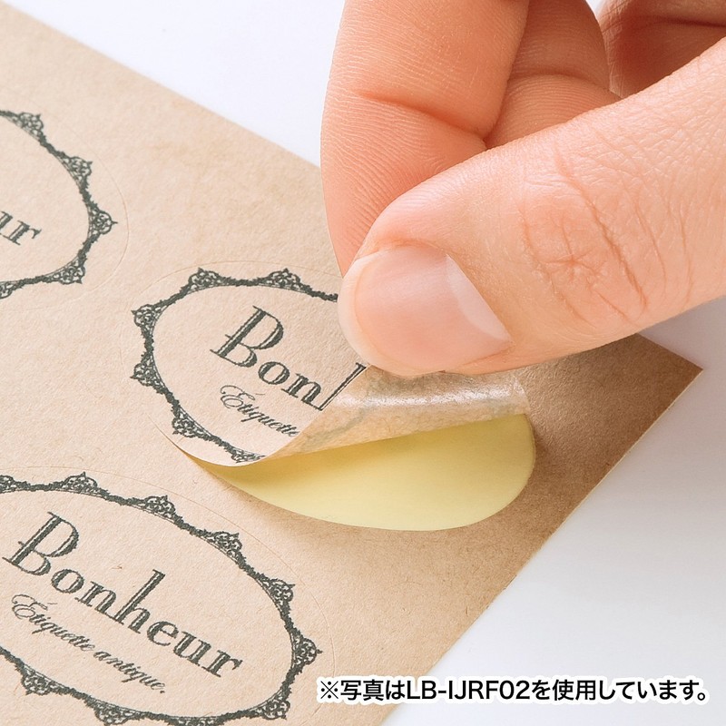 Sanwa Supply LB-IJRF01 Label Paper, Craft Labels, Free Cut