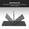 Wireless Keyboard and Mouse Combo | Foldable Bluetooth Multi-Device Keyboard