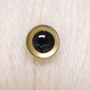 Naska Closure Eye kurisutaruai 9 mm Gold Pack of 4 7274 