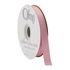 Double Face Satin Ribbon, 50 Yards, Chateau Rose