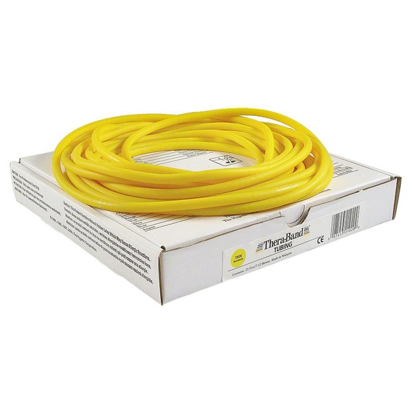 TheraBand Resistance Trainer Tubing 7.50 m Yellow Lightweight One Size
