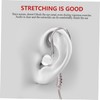 LALAFINA 10pcs Mushroom Earbud Tips for Transparent Tube Earpieces Comfortable