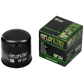 Hiflofiltro Filtro de Aceite Estándar de Alta Calidad HF204, Negro