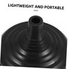 TEHAUX 10Pcs Flag Stand Plastic Round Base Holder for Desk