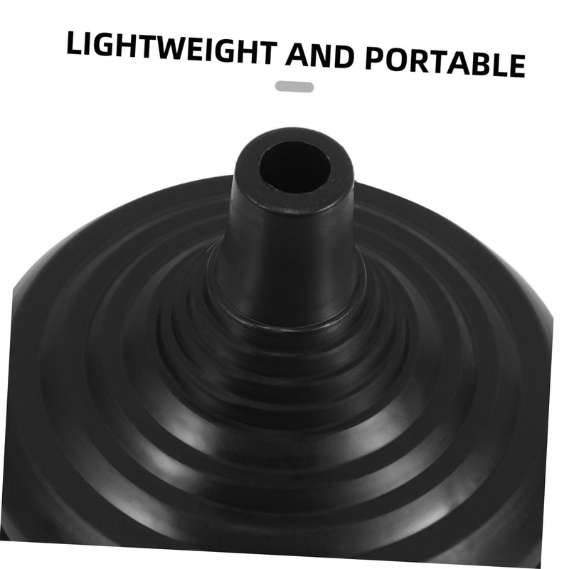 TEHAUX 10Pcs Flag Stand Plastic Round Base Holder for Desk