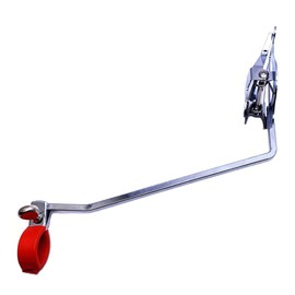 TUOREN French Horn Marching Clamp-on Lyre Metal Plating Sheet Music Clip for Musical Instrument Accssories Silver