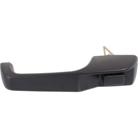 KarParts360 for Dodge Ram 2500 Van Exterior Door Handle 1999-2003 Driver Side | Front Black | w/Key Hole | Trim: Base | CH1310156 | 55359037AA
