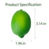Fake Limes Artificial Lemons with Leaves Fake Fruit Lemon Decorations