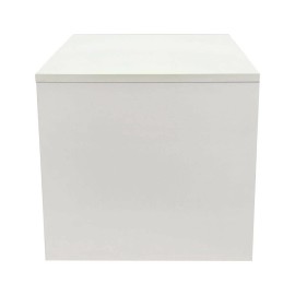 Unbranded 18'' x 18'' Knockdown Base Box Display Fixture Retail Warehouse - White