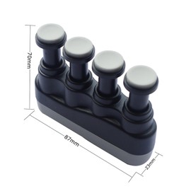 Gasea Portable Hand Finger Grip Trainer Exerciser Strengthener Training Tool for Guitar Bass Piano, or Therapy