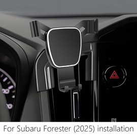 LUNQIN - Soporte para teléfono de coche para Subaru Forester 2025, accesorios de automóvil, soporte de navegación, decoración interior, tablero de salpicadero, funda de montaje para teléfono celular