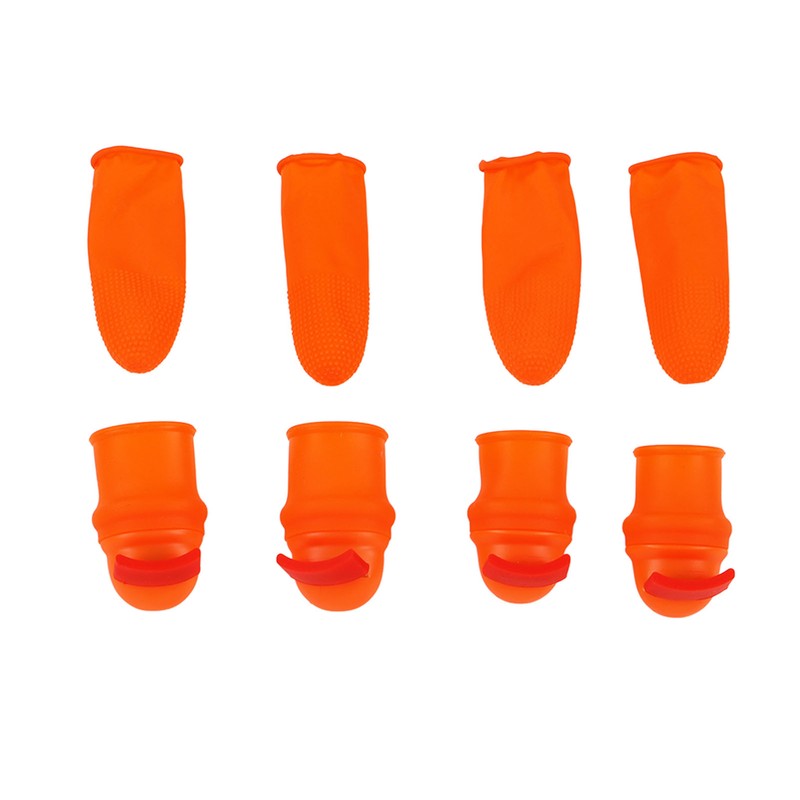 Silicone Thumb Knife Stainless Steel Thumb Knife Picker for Peel