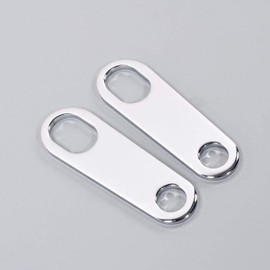 POFET Motorcycle Rear Turn Signal Relocater Holder Shock Brackets for Harley Motorbike - Silver
