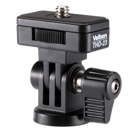 ベルボン Velbon 1Way雲台 THD-23 小型 底面径24mm ティルト専用 プラスチック製 383624 ブラック